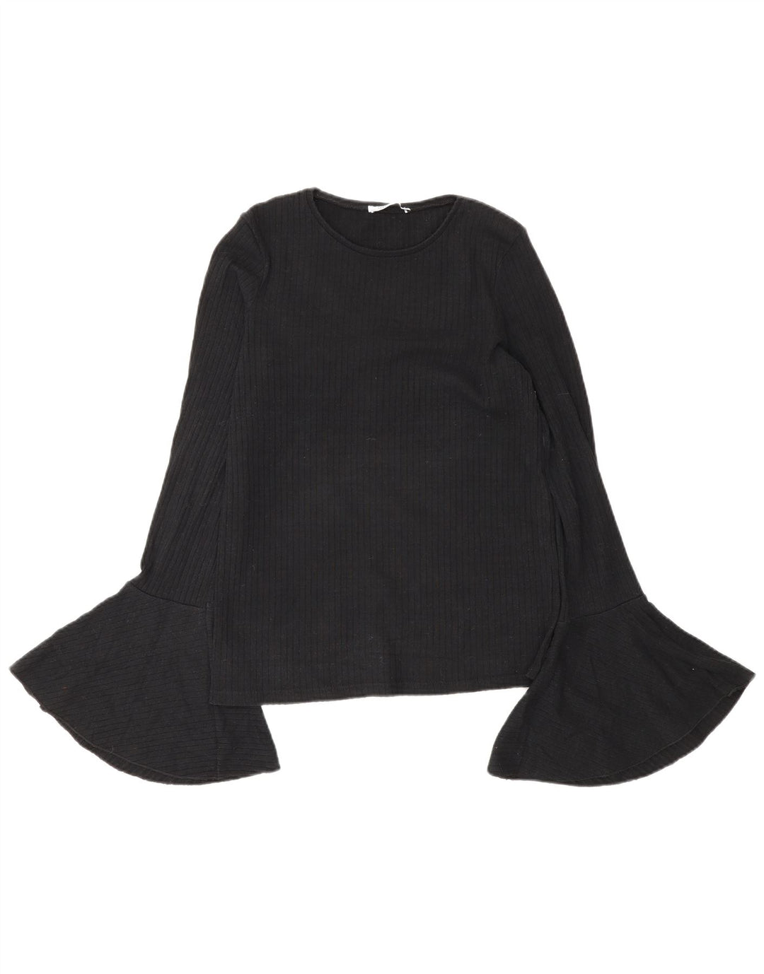 Zara Womens Trafaluc Top Long Sleeve UK 10 Small Black
