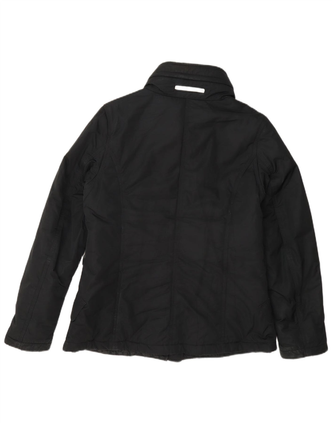 Slam Wattierte Damenjacke mit Kapuze, UK 14, Mittelschwarz, Polyester