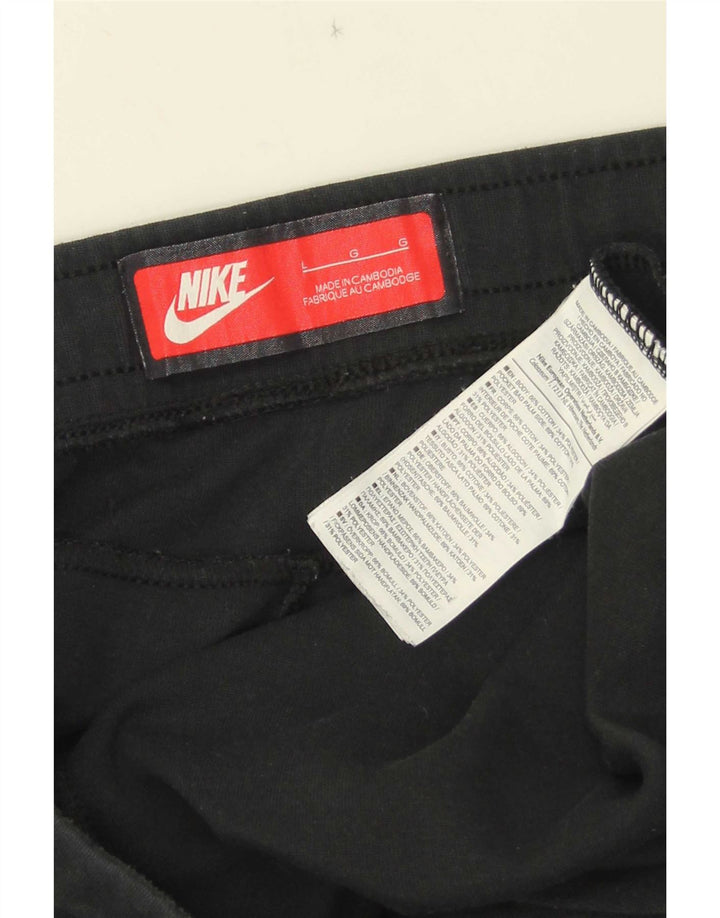 Nike Mens Tracksuit Trousers Joggers Large  Black Cotton