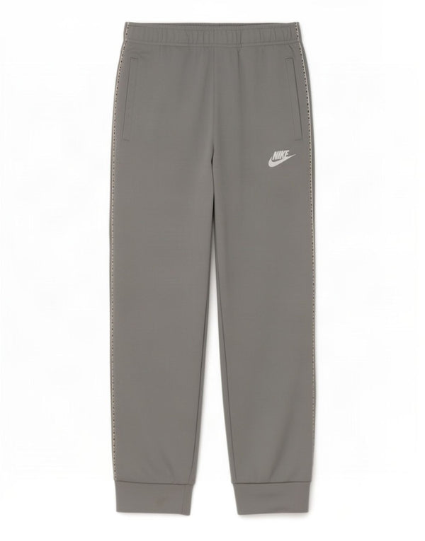 Nike Boys Tracksuit Trousers Joggers 12-13 Years Large Grey Polyester
