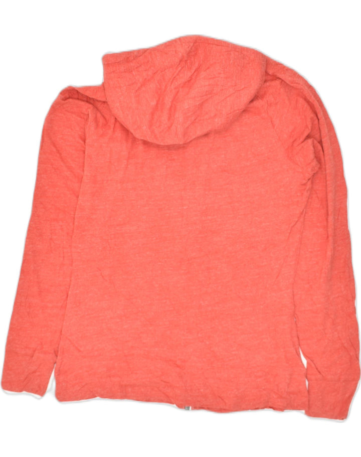 REEBOK Womens Zip Hoodie Sweater UK 10 Small Red Cotton | Vintage Reebok | Thrift | Second-Hand Reebok | Used Clothing | Messina Hembry 