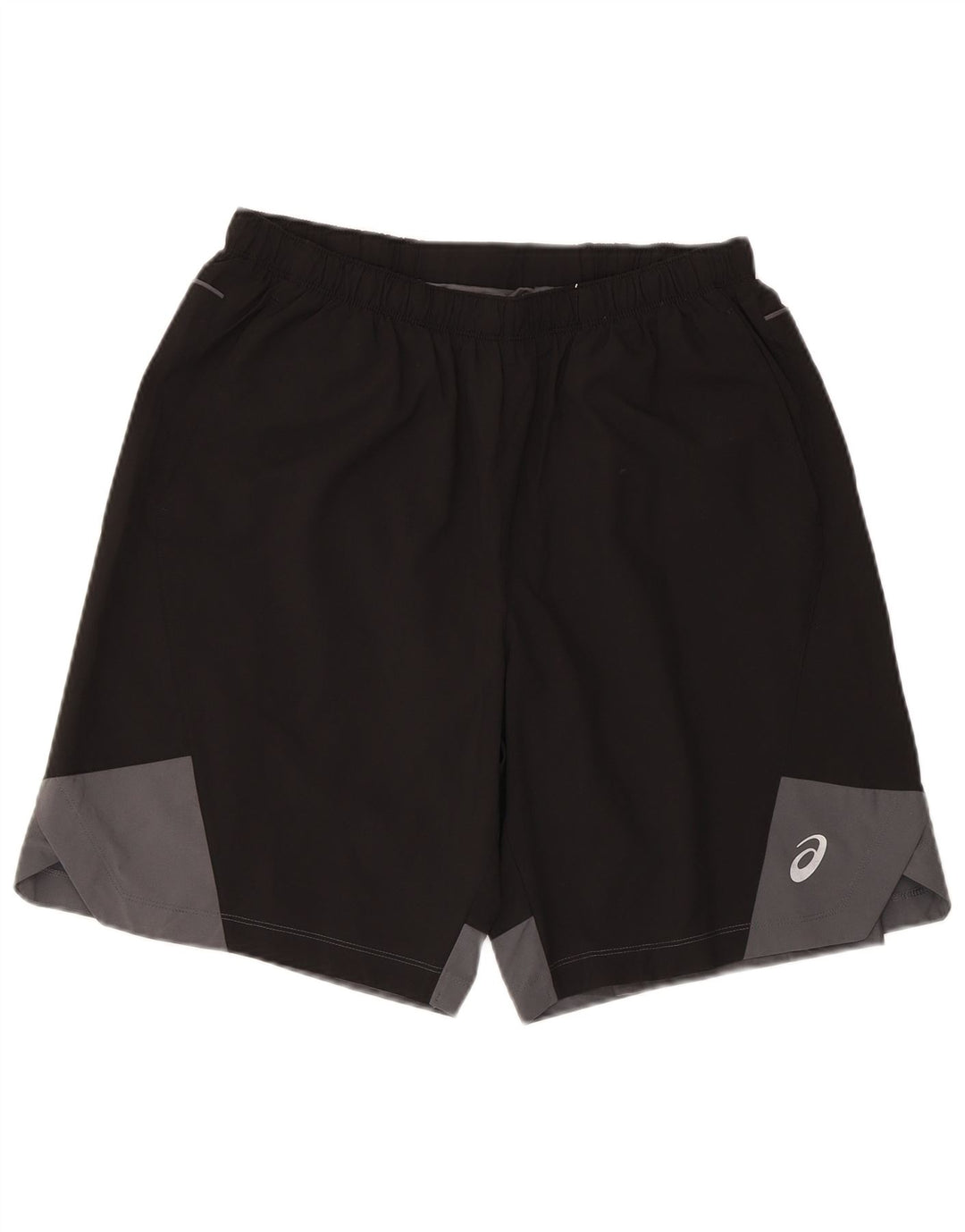 Asics Herre Sportshorts Medium Sort Colourblock Polyester