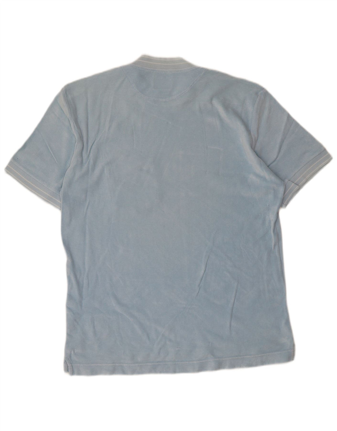 Gas Herre T-Shirt Top Stor Blå Bomuld