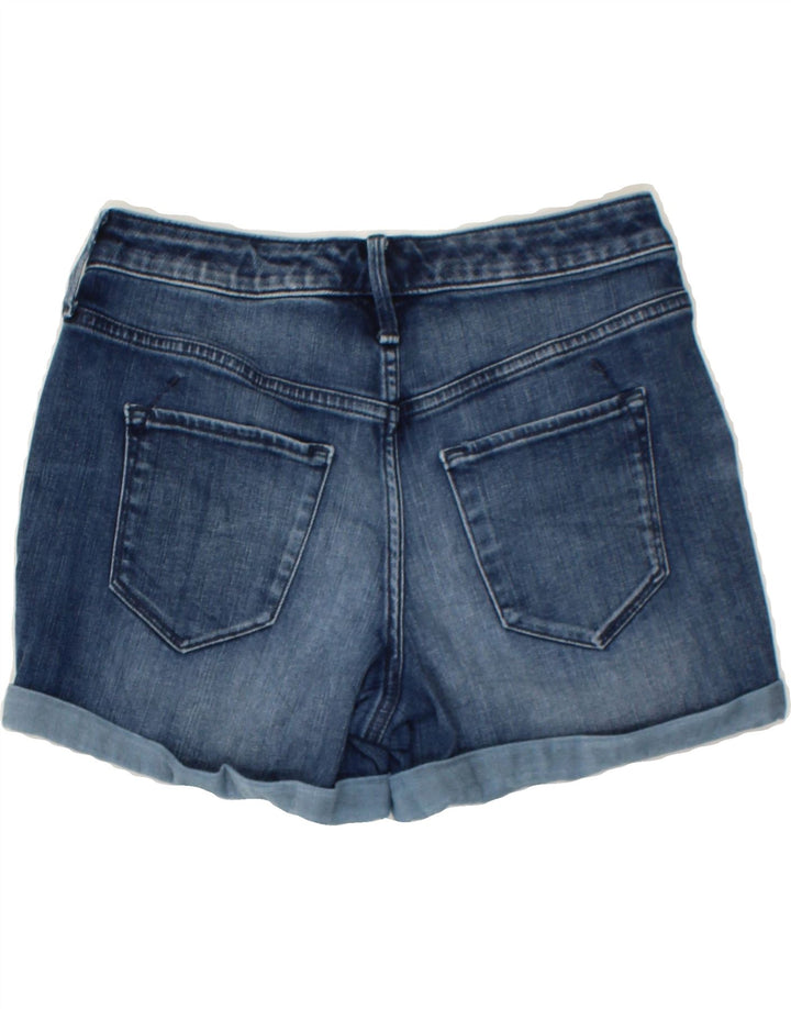 MOSSIMO Womens High Waist Denim Shorts W27 Small Blue Cotton Vintage Mossimo and Second-Hand Mossimo from Messina Hembry 