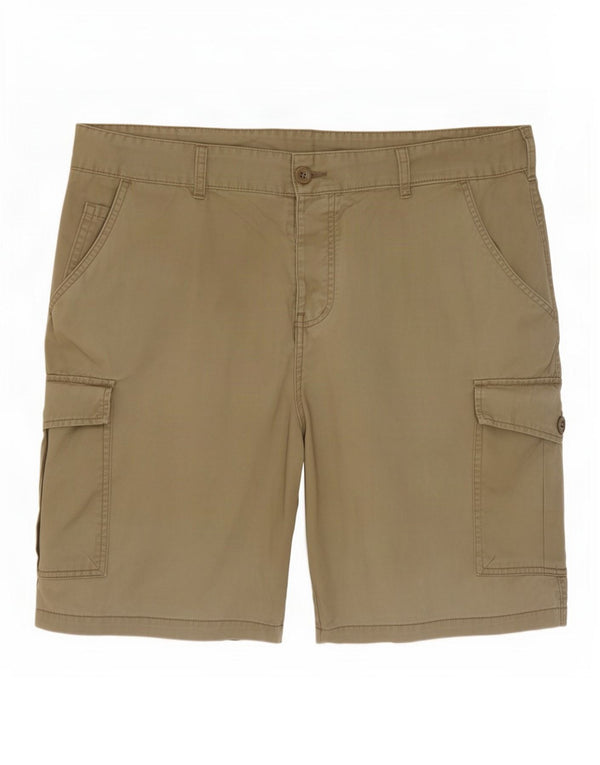 Mountain Warehouse Mens Cargo Shorts XL W38 Khaki Cotton