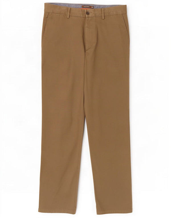 Dockers Straight Chino-bukser til mænd W32 L32 Beige Bomuld