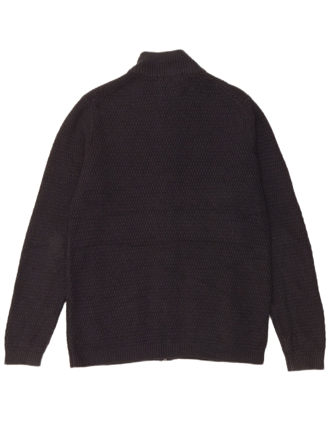 Marks & Spencer Pull Cardigan Homme Petit Bleu Marine Acrylique