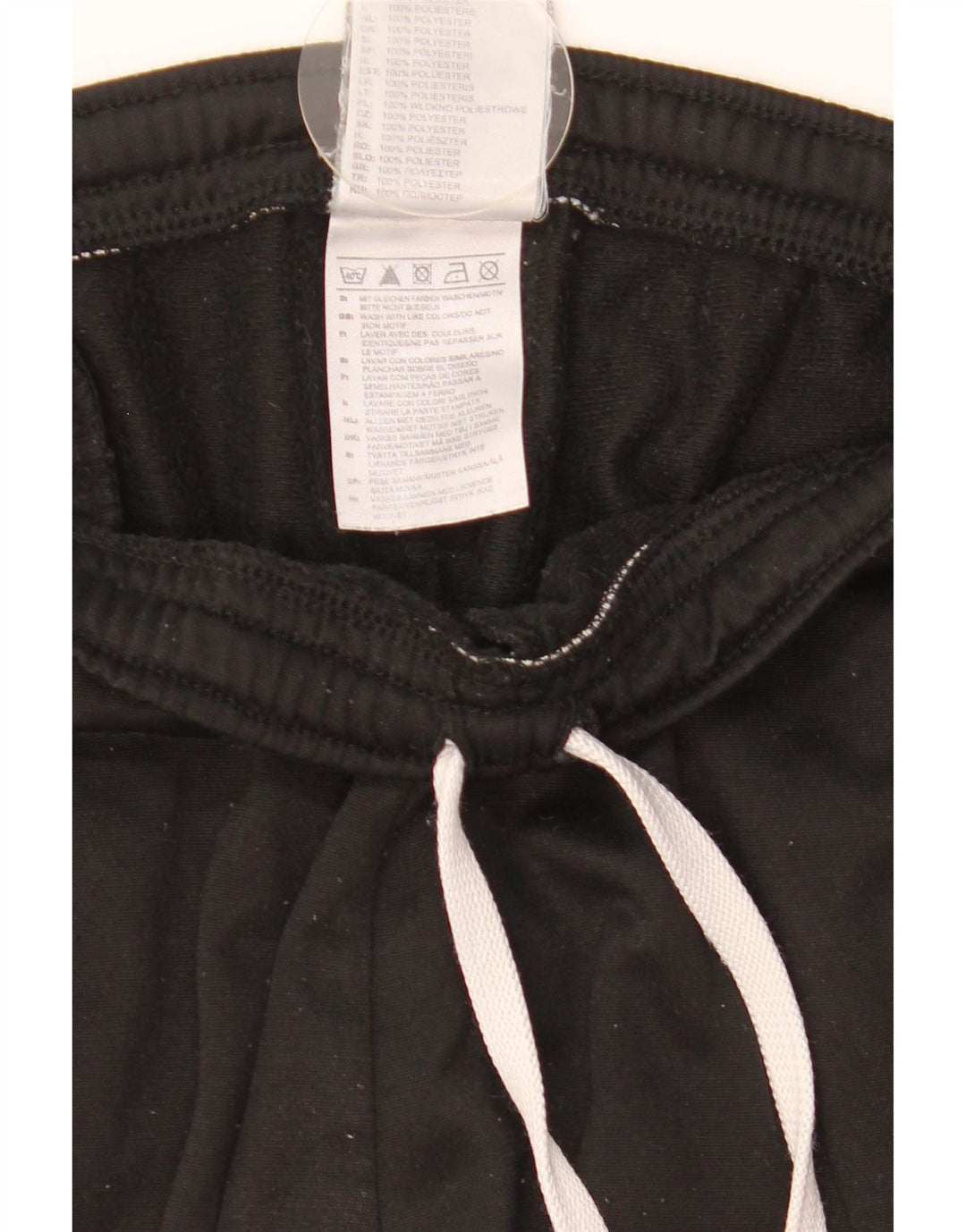 ADIDAS Mens Tracksuit Trousers UK 36/38 Small  Black Polyester