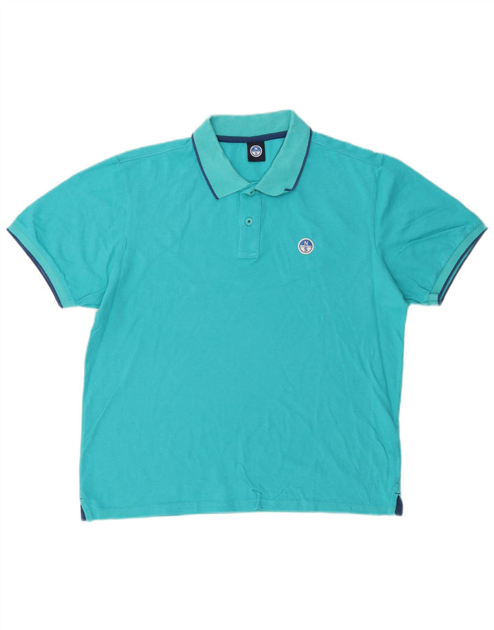 North Sails Herre Polo Shirt Stor Blå Bomuld