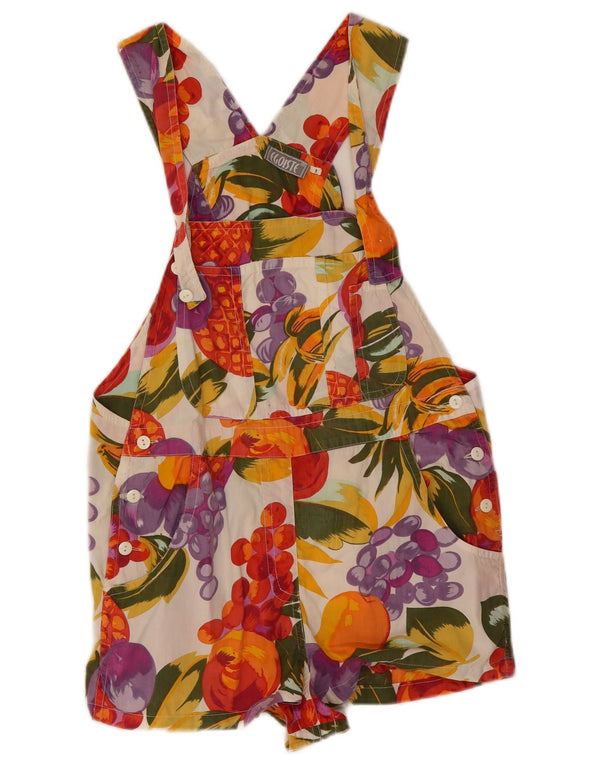 Egoiste Dame Dungarees Casual Shorts W32 Large Multicolored Floral