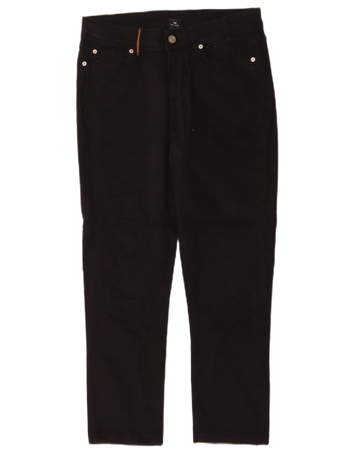 Paul Smith Cropped Jeans til kvinder W28 L24 Sort bomuld