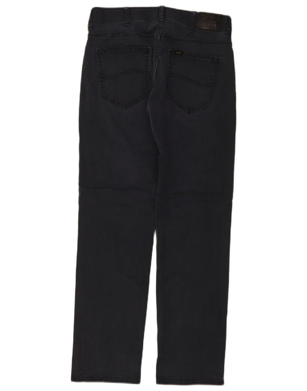 Lee Pantalones Casuales Cónicos Rectos Extreme Motion para Hombre W34 L32 Gris