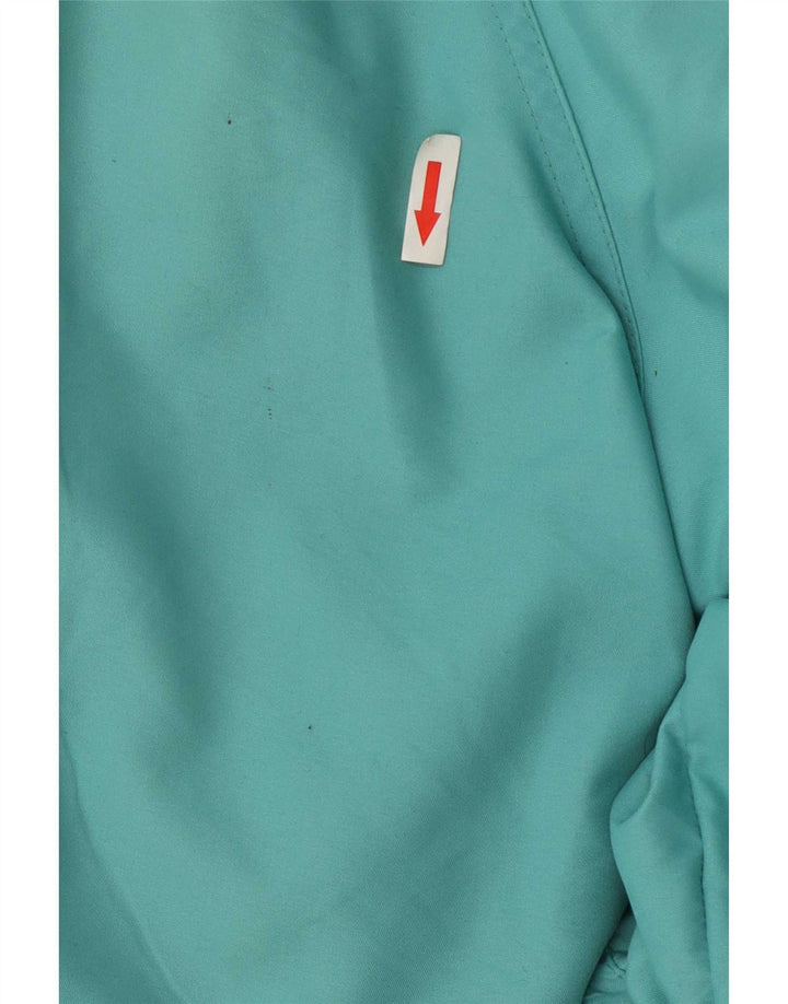 C&A Abrigo cortavientos extragrande con capucha para mujer EU 36 Small Turquesa