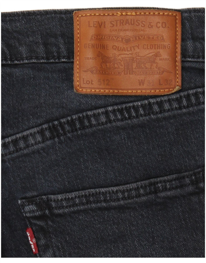 Levi's Mens 512 Slim Tapered Jeans W31 L26 Navy Blue