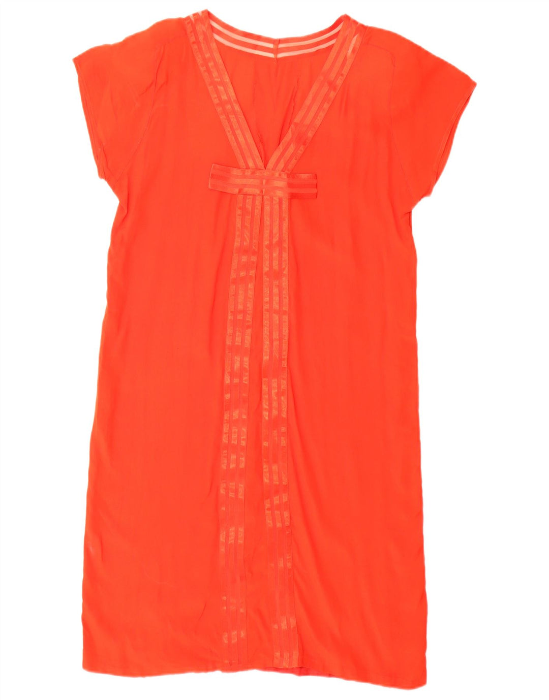 Robe Shift Femme Vintage UK 14 Rouge Moyen