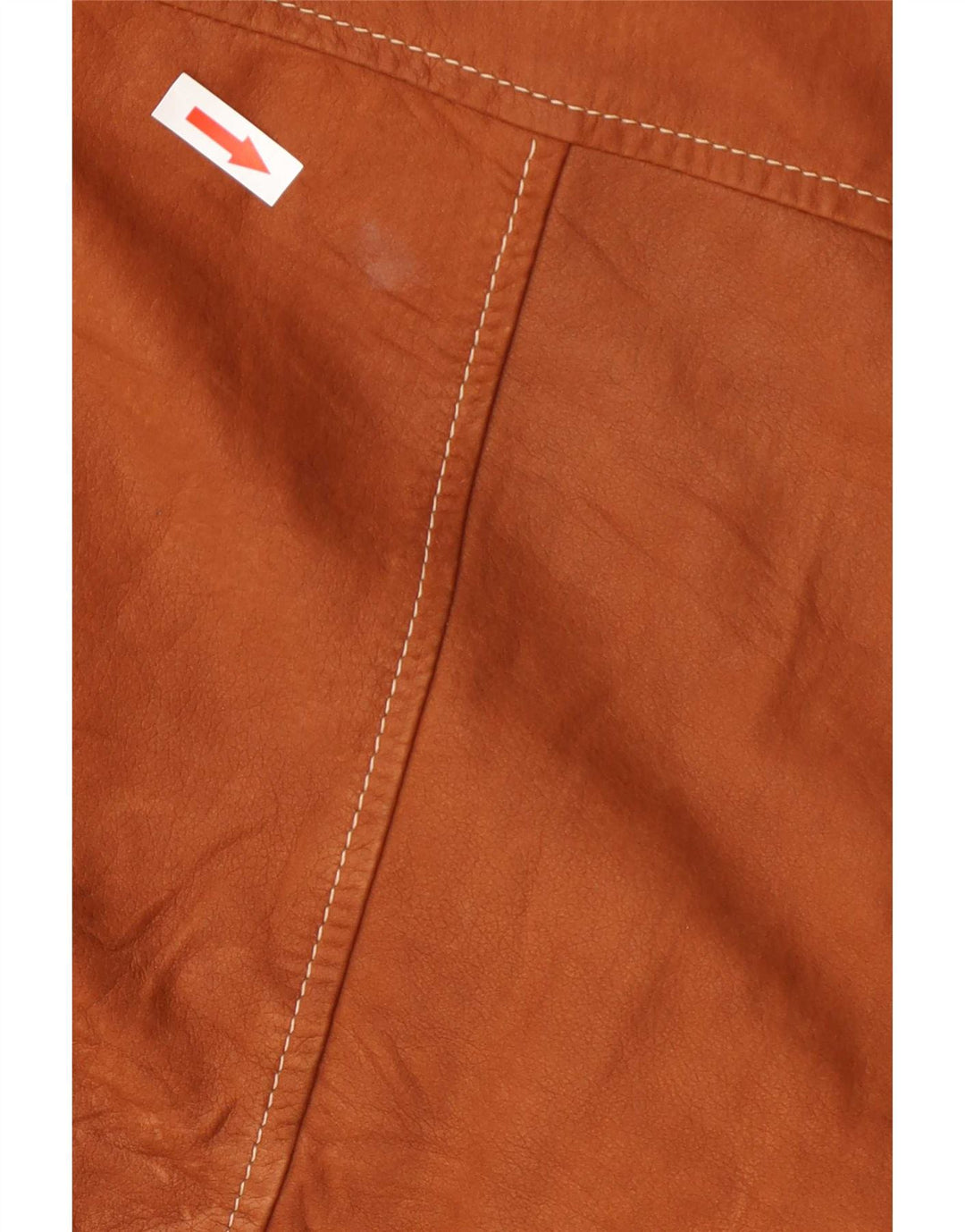 Milestone Mens Leather Jacket IT 52 XL Brown