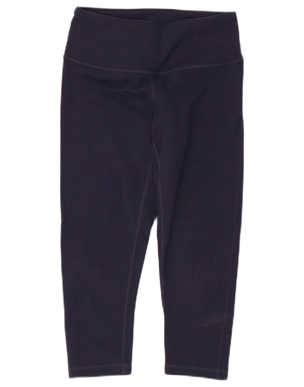 PRANA Leggings Capri da donna UK 8 Small Blu Navy
