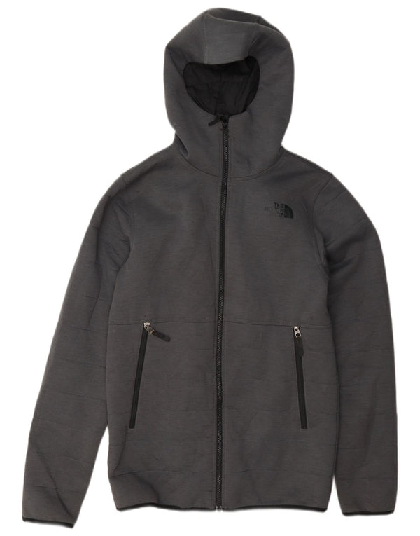 The North Face muška podstavljena jakna s kapuljačom UK 34 XS sivi poliester