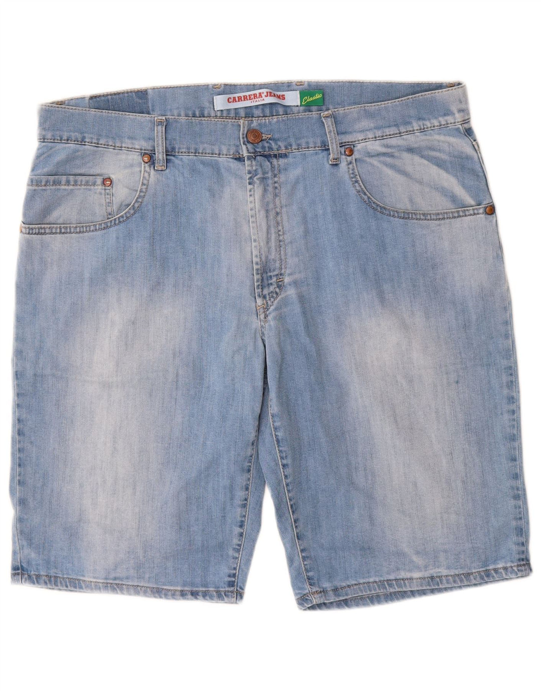 Carrera Mens 721 Denim Shorts W38 XL Blue Cotton