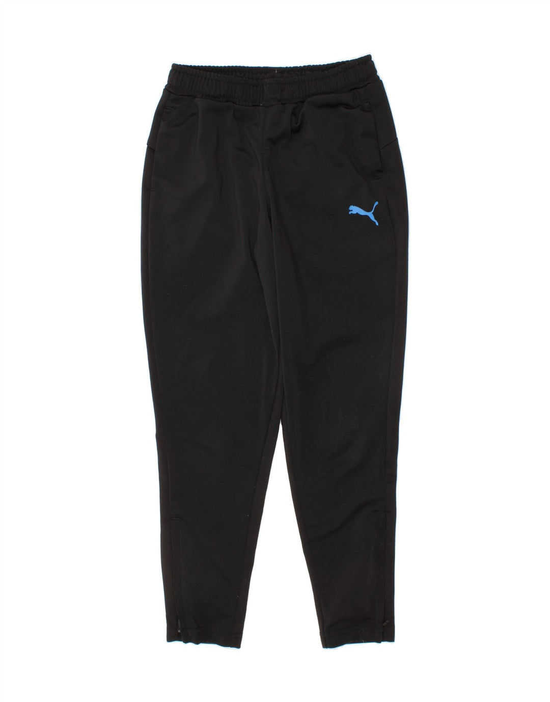 PUMA Girls Tracksuit Trousers 7-8 Years Small  Black Vintage Puma and Second-Hand Puma from Messina Hembry 