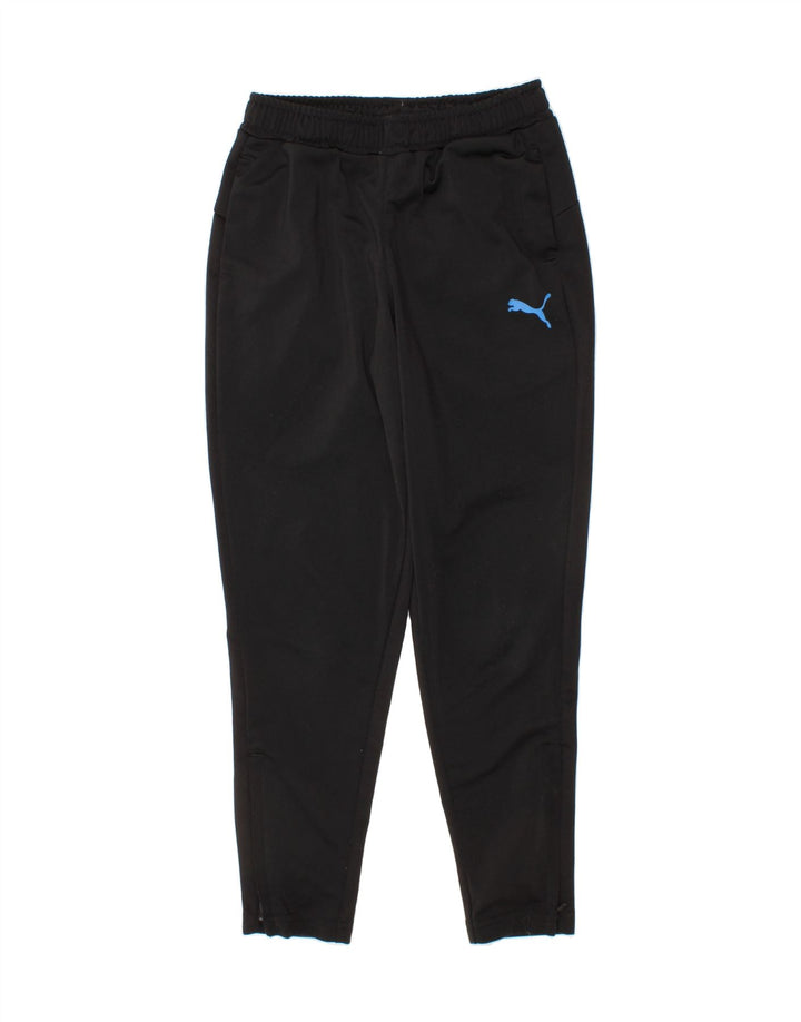 PUMA Girls Tracksuit Trousers 7-8 Years Small  Black Vintage Puma and Second-Hand Puma from Messina Hembry 