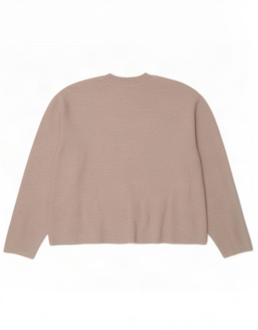 Top in camicetta da donna Zara UK 14 Poliestere beige medio