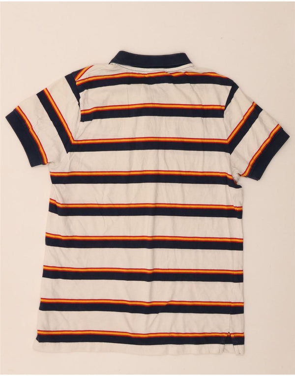 Męska koszulka polo Ellesse w małe białe paski, bawełniana