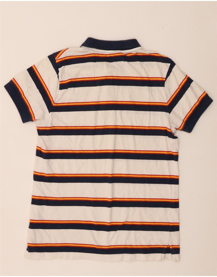 Ellesse Herre Polo Shirt Lille hvid stribet bomuld