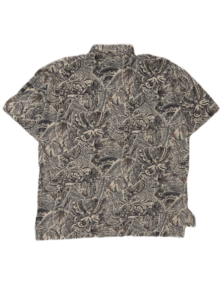 Maglia pullover a maniche corte da uomo Manuel Ritz IT 50 Paisley grigio medio