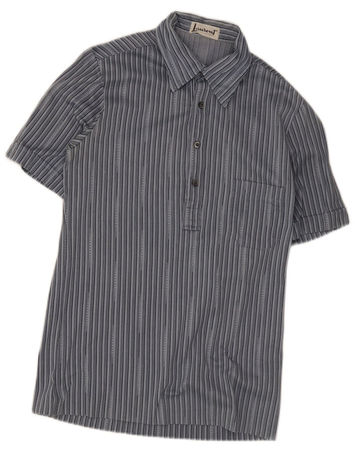 Polo Laurent Hombre Pequeño Azul Rayas