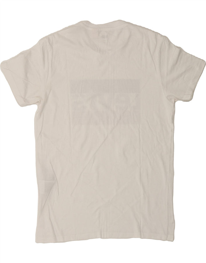 LEVI'S Mens Graphic T-Shirt Top Medium White Cotton Vintage Levi's and Second-Hand Levi's from Messina Hembry 