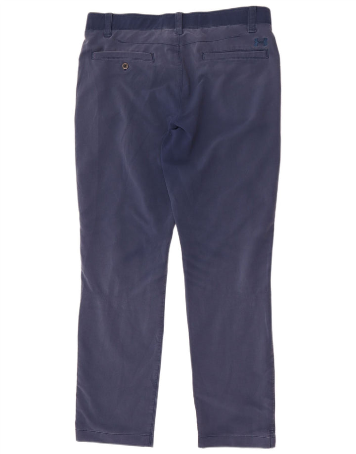 Under Armour Mens Straight Chino Trousers W36 L32 Blue