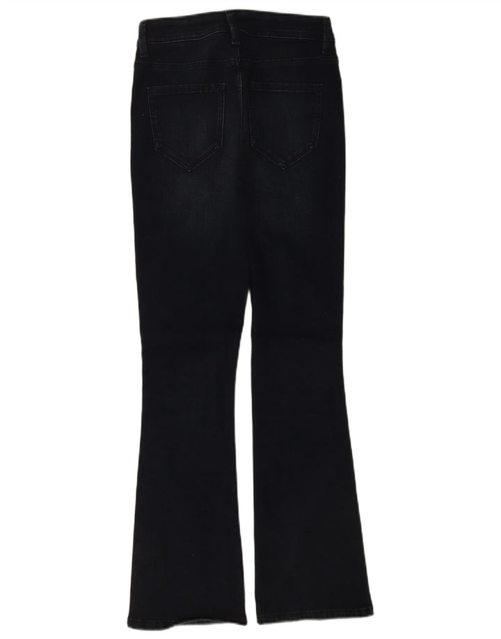 Marks & Spencer Womens Slim Flared Jeans UK 8 Small W26 L28 Navy Blue