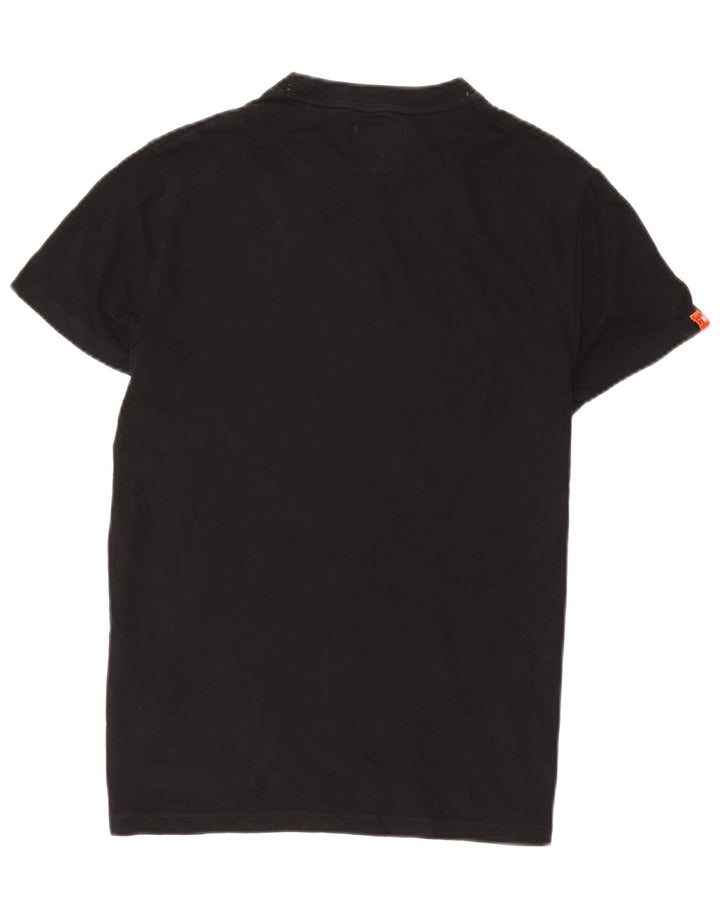 Superdry T-shirt top mellem sort bomuld til mænd