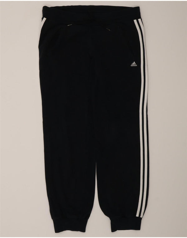Pantaloni da tuta da donna Adidas Joggers UK 12 Medium Navy Blue Cotton