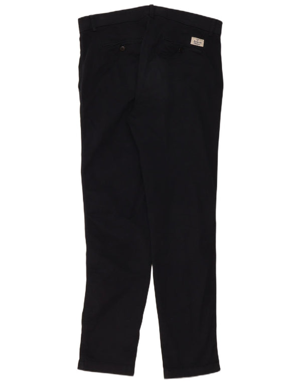 Pantaloni chino slim da uomo Avirex W34 L33 cotone blu navy