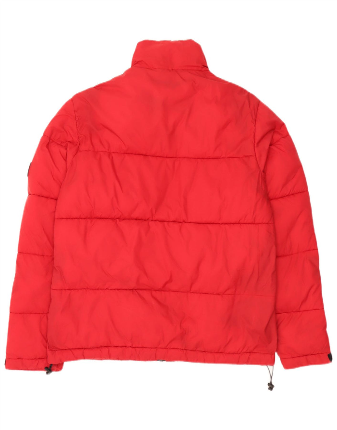 Zara Ανδρικό μπουφάν με επένδυση UK 38 Medium Red Polyamide