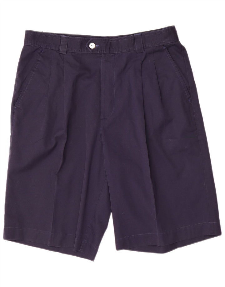 Sergio Tacchini Mens Pegged Chino Shorts IT 50 Large W32 Navy Blue