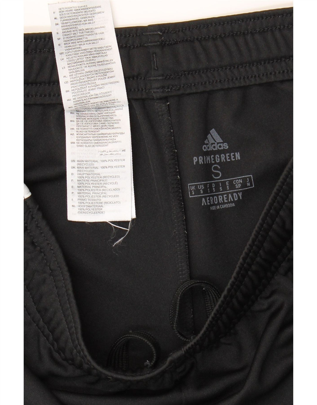 ADIDAS Mens Aeroready Sport Shorts Small Black Polyester Vintage Adidas and Second-Hand Adidas from Messina Hembry 
