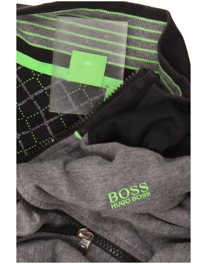 Hugo Boss Træningsdragt til mænd Top jakke 2XL Grå Colourblock