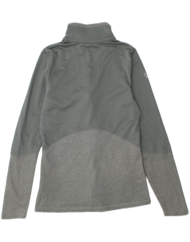 THE NORTH FACE Womens Tracksuit Top Jacket UK 10 Small Grey Polyester