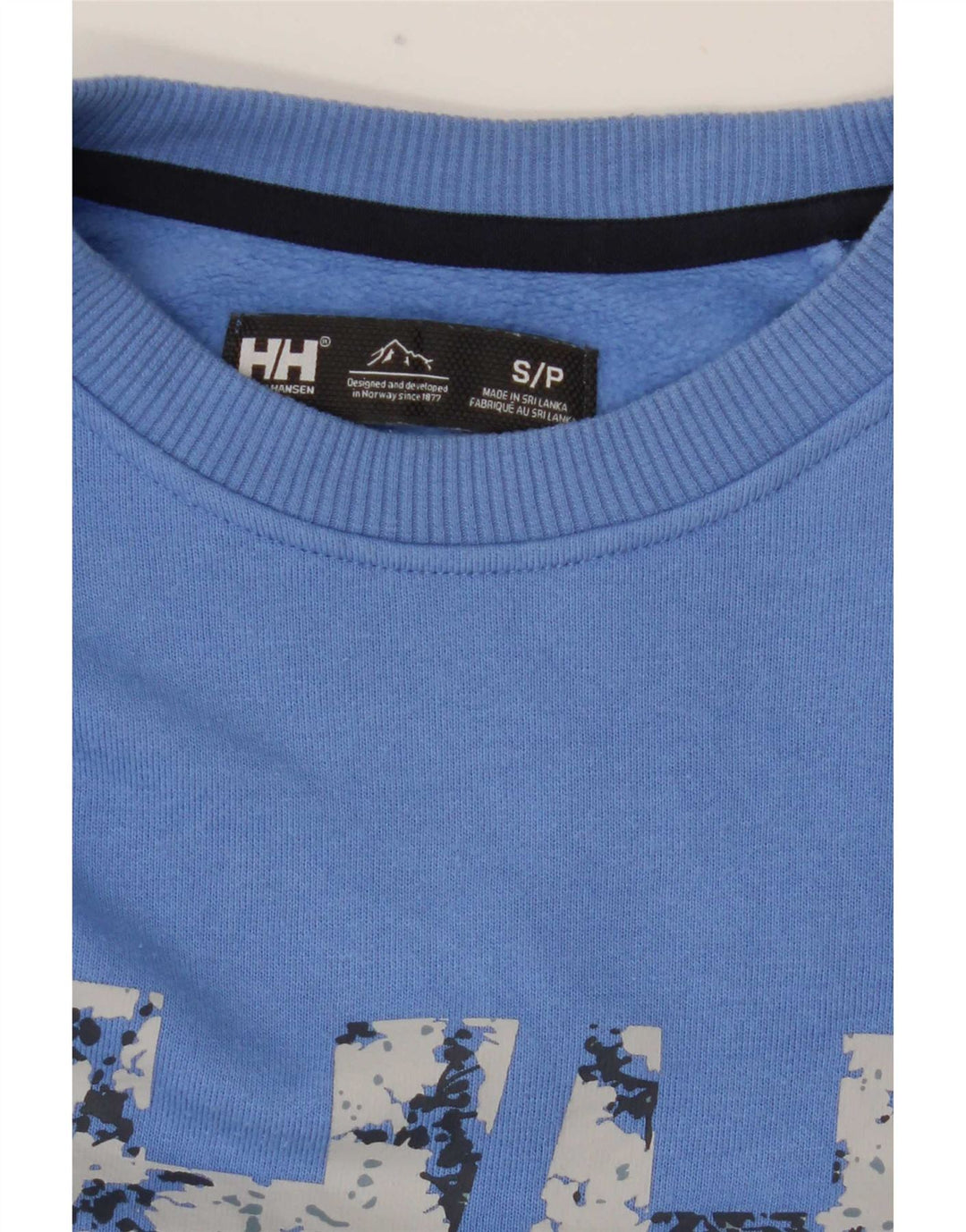 Helly Hansen Damen Grafik-Sweatshirtpullover UK 10 Small Blau