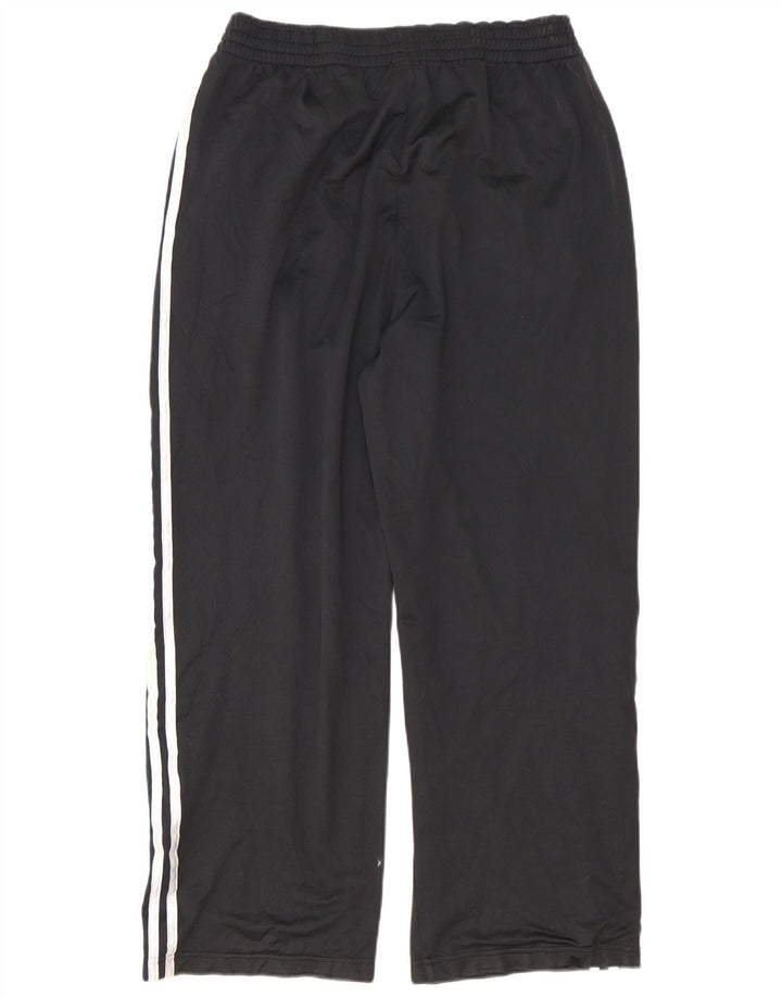 Adidas Mens Tracksuit Trousers Large Black Polyester Sports