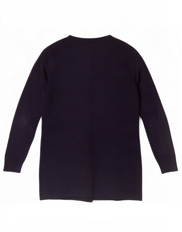 Pulover cardigan deschis pentru femei Marks & Spencer UK 10 Mic bleumarin acrilic