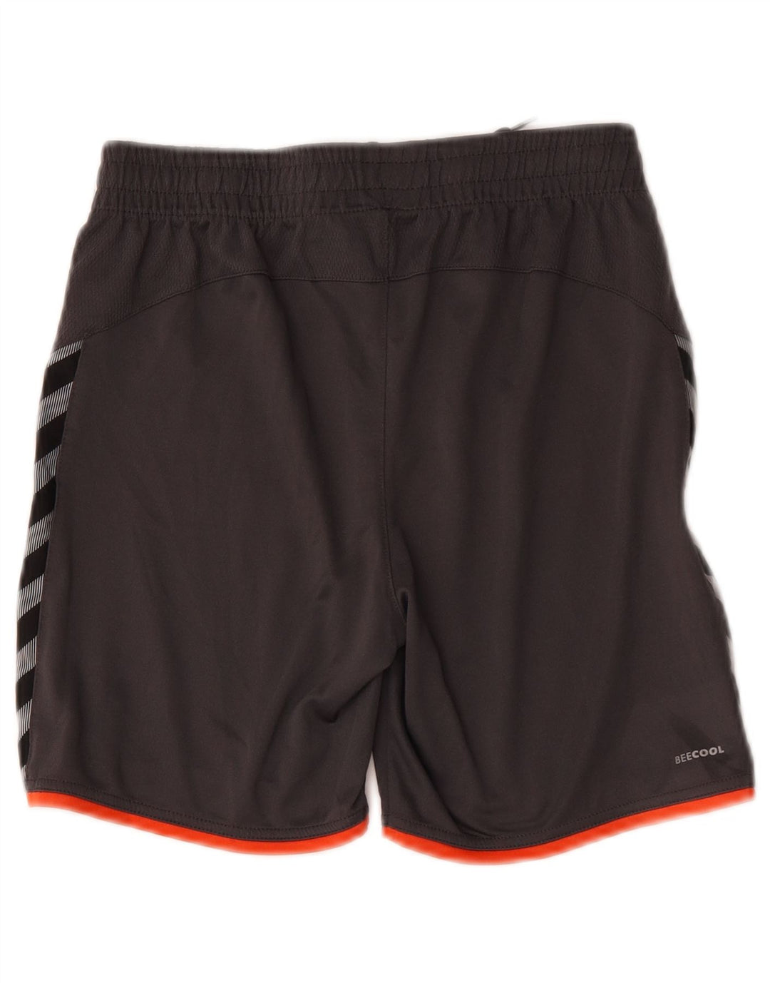 Hummel Boys Graphic Sport Shorts 13-14 Years Grey Colourblock Polyester