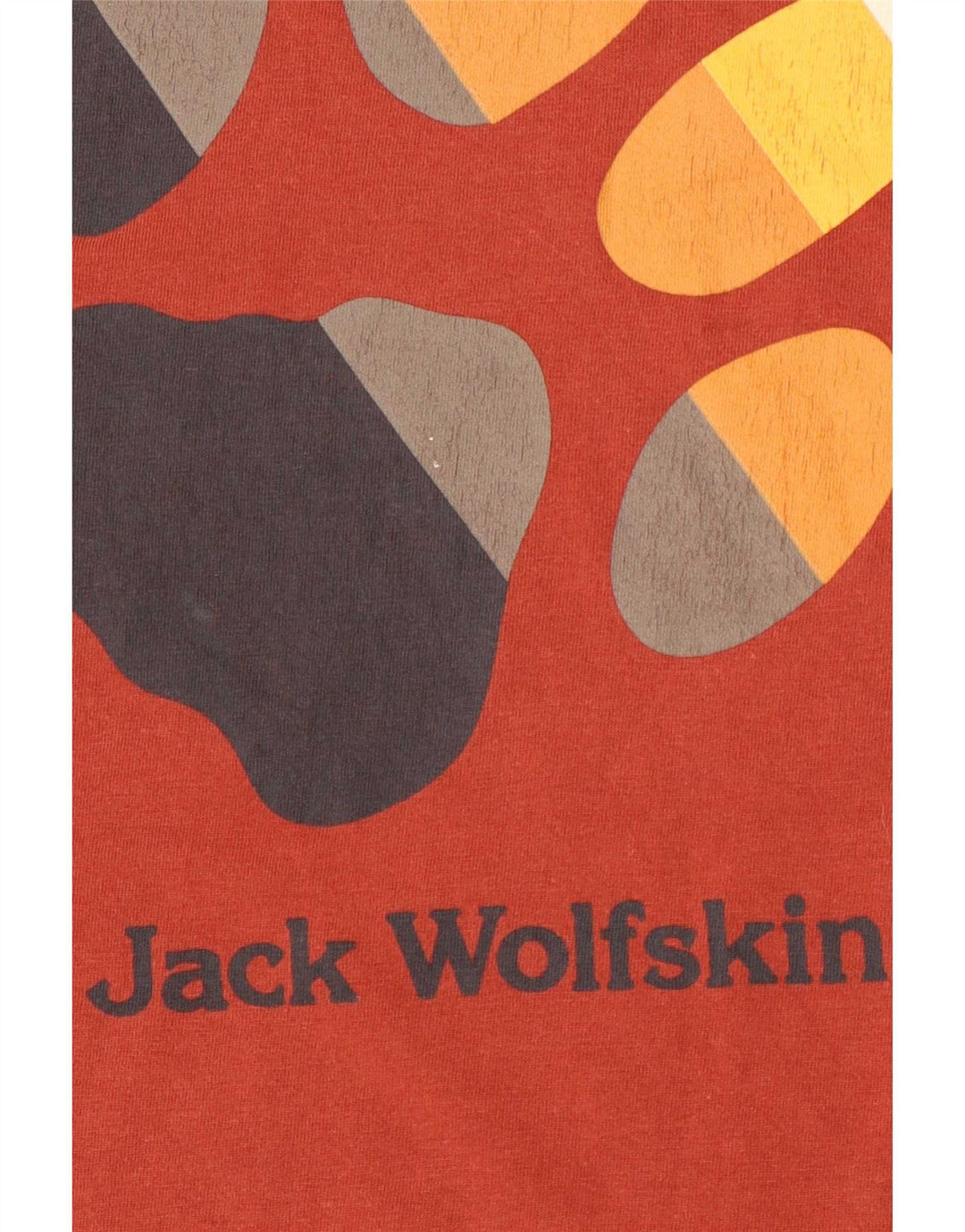 Jack Wolfskin Herre grafisk T-shirt Top Medium Rød Bomuld
