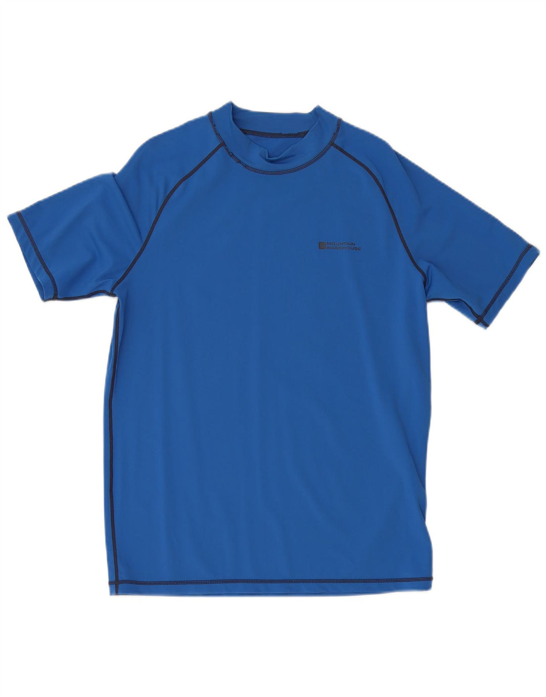 MOUNTAIN WAREHOUSE Mens T-Shirt Top Medium Blue Polyamide