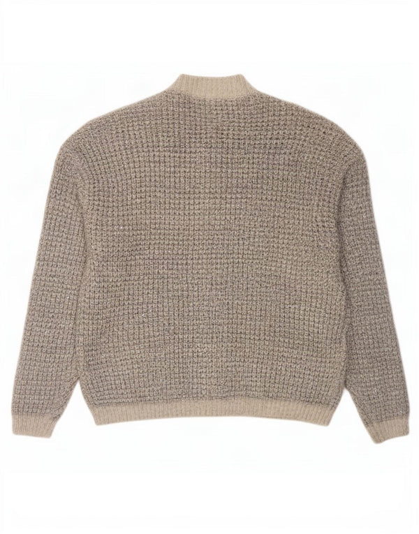 Pulover cardigan supradimensionat pentru femei Marks & Spencer UK 16 mare, gri pete