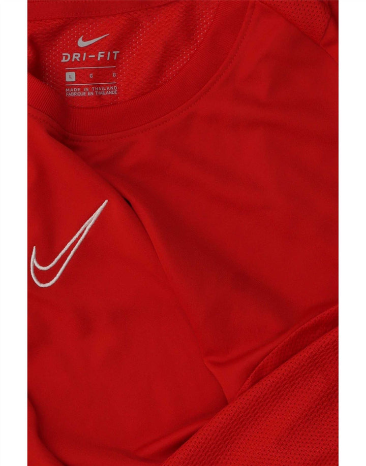 Nike Mens Dri Fit T-Shirt Top Large Red