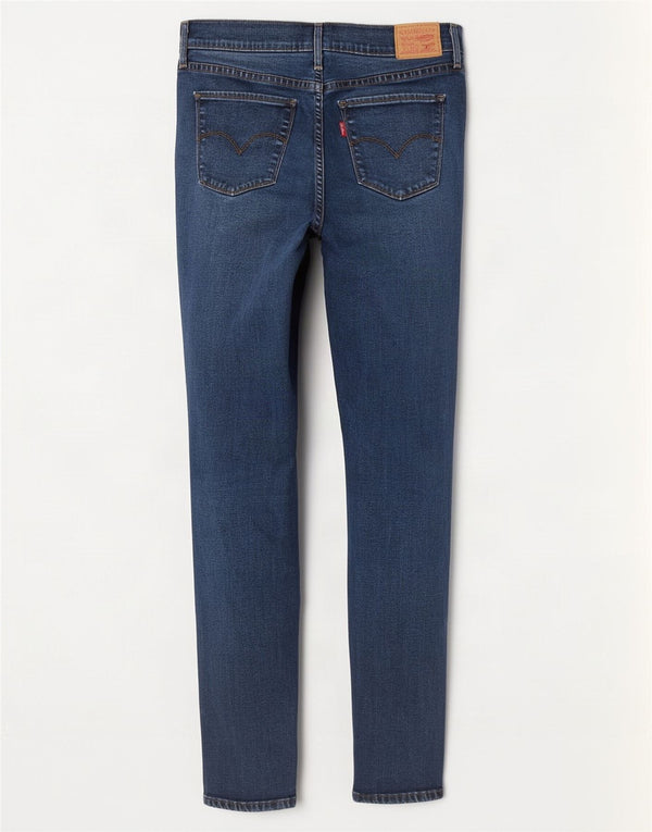 Levi's Womens 311 Shaping Skinny Jeans W31 L32 Navy Blue Lyocell